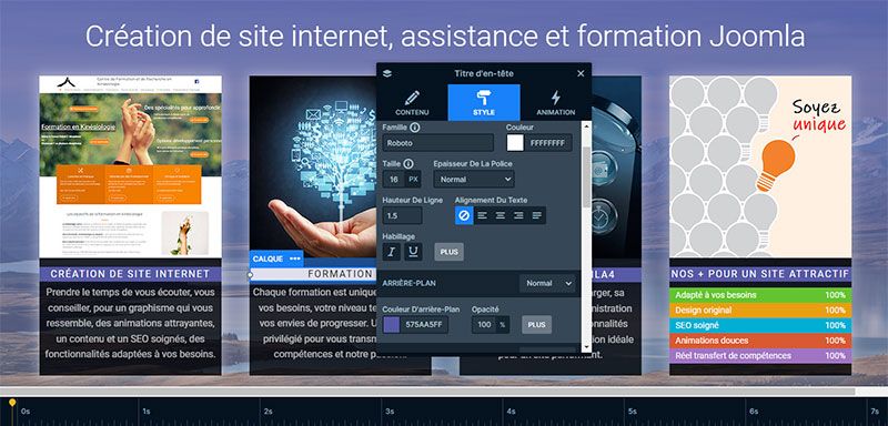 Diaporama Joomla Wordpress