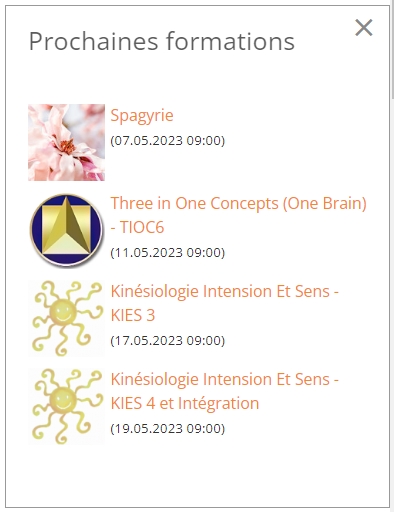 module prochains evenements Joomla
