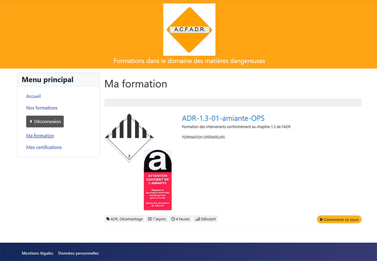 solution formation en ligne joomla