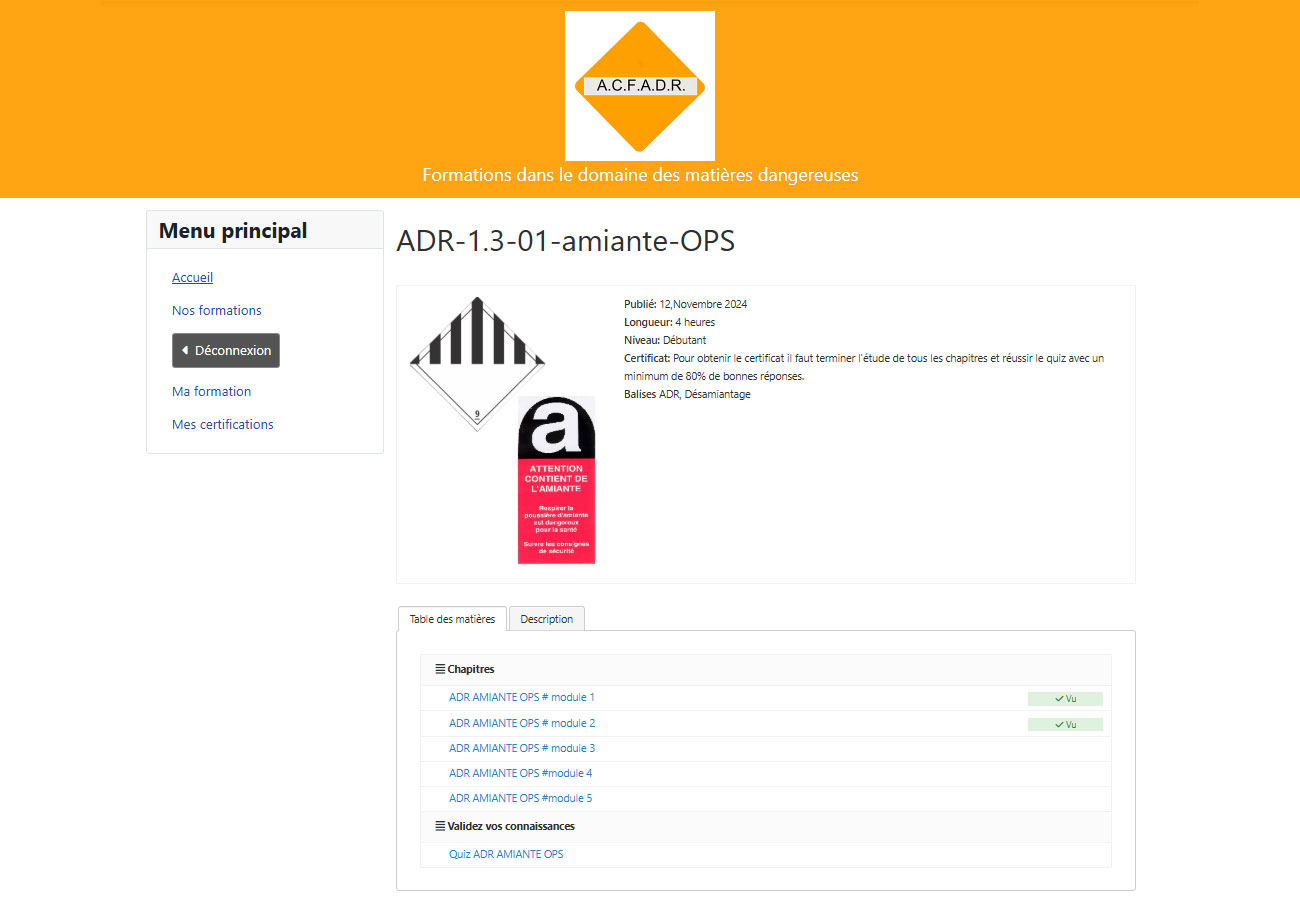 solution formation en ligne joomla