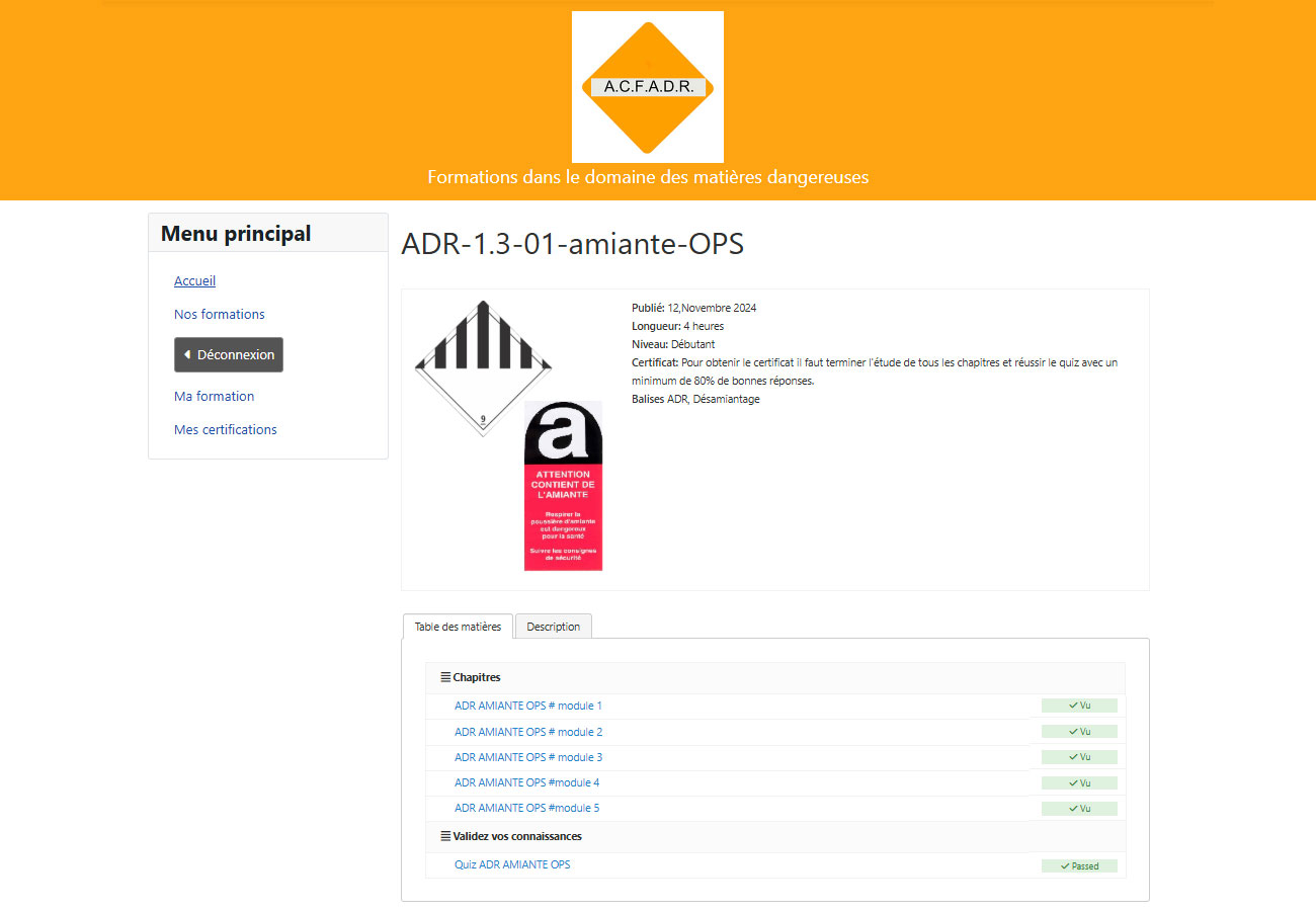 solution formation en ligne joomla