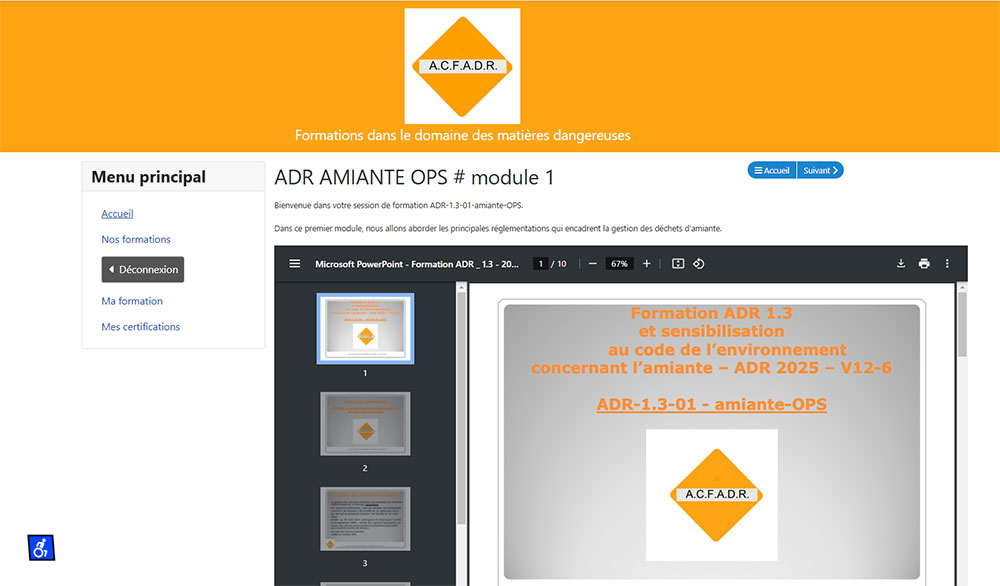 solution e-learning visionneuse PDF