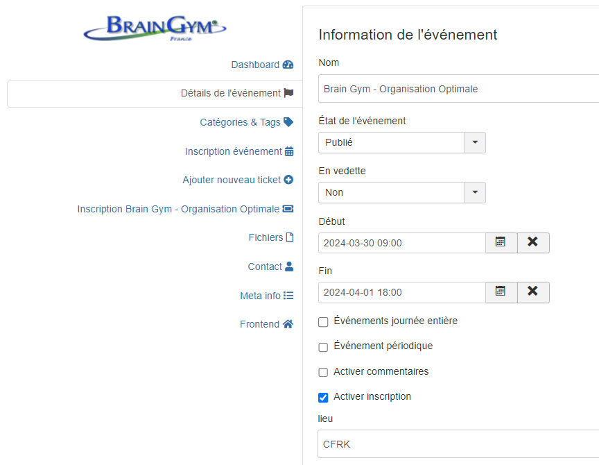 evenement