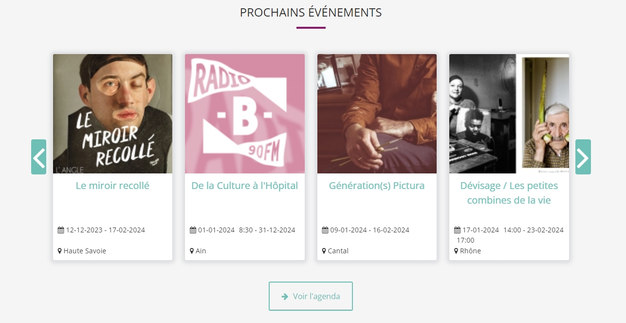 prochains evenements