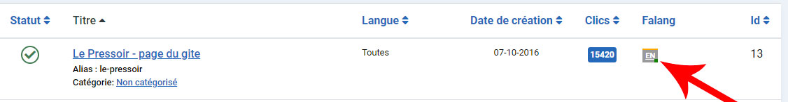 falang back end joomla controle oubli traduction