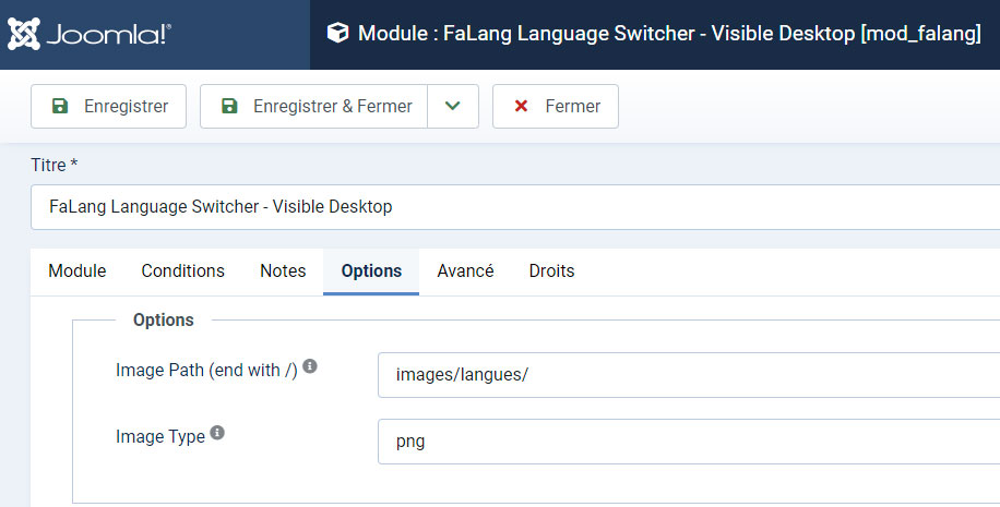 falang module language switcher joomla