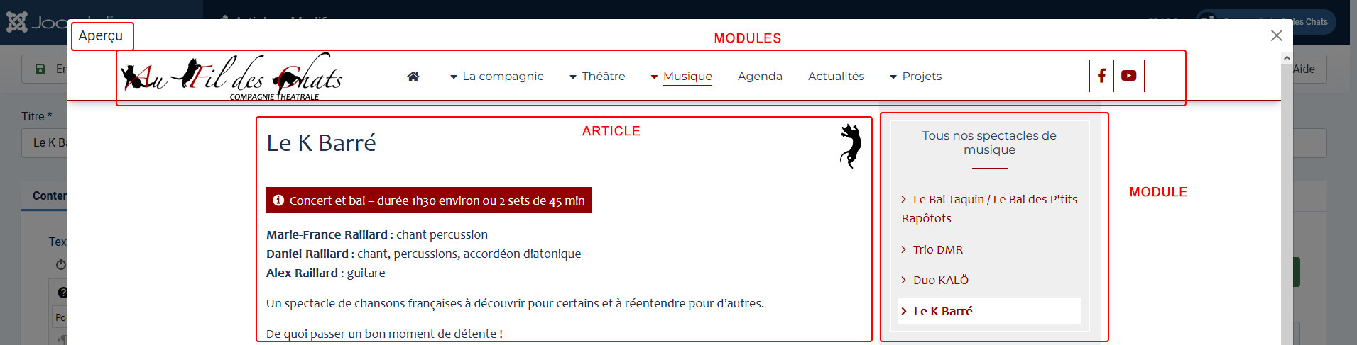 apercu article joomla4