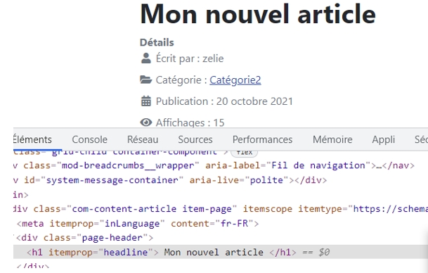 joomla4 article h1