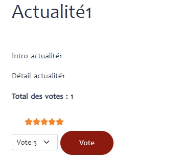 joomla4 article nombre votes suite