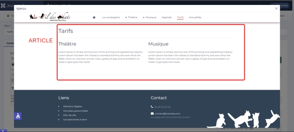 joomla4 visualisation article