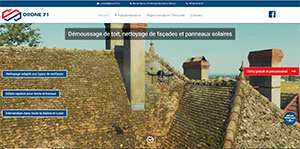 drone71 démoussage par drone