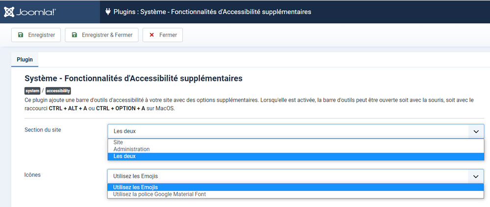 joomla4 accessibilite plugin
