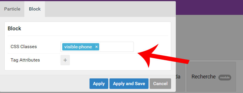 module mobile only